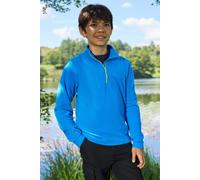 Mountain Warehouse Camber II Kids Half-Zip Fleece - Blue - Blue - Size: 3-4y