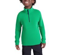 Mountain Warehouse Camber II Kids Half-Zip Fleece - Lightweight & Breathable Microfleece Sweatshirt For Boys & Girls - For Spring Summer, Outdoors & Travelling Dark Green Kids Size 3-4 Years