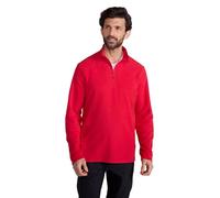 Mountain Warehouse Camber II Mens Half-Zip Fleece - Lightweight & Quick Dry, Breathable Antipill Microfleece - For Spring Summer, Outdoors, Travelling & Hiking Active Red L