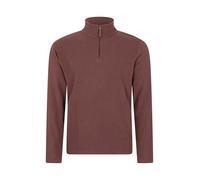 Mountain Warehouse Camber II Mens Half-Zip Fleece Jumper Dark Brown L