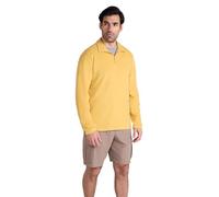 Mountain Warehouse Camber II Mens Half-Zip Fleece -Lightweight & Anti-pill Microfleece - Travel Bright Yellow 3XL