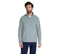 Mountain Warehouse Camber II Mens Half-Zip Fleece -Lightweight & Anti-pill Microfleece - Travel Pale Green L