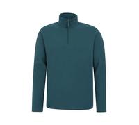 Mountain Warehouse Camber II Mens Half-Zip Fleece - Lightweight & Quick Dry Microfleece - Autumn, Winter, Outdoors Petrol 3XL
