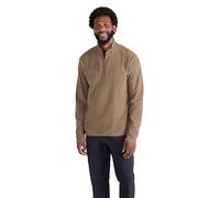 Mountain Warehouse Camber II Mens Half-Zip Fleece - Lightweight & Quick Dry Microfleece - Autumn, Winter, Outdoors Light Brown L