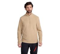 Mountain Warehouse Camber II Mens Half-Zip Fleece - Lightweight & Quick Dry Microfleece - Autumn, Winter, Outdoors Off White XXS