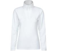 Mountain Warehouse Camber Half Zip Women's Fleece - Lightweight, Warm & Cosy Half Zip Sweatshirt - Best for Spring Summer, Camping, Outdoors, Travelling & Hiking Beige (Plain) 2XL