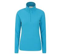 Mountain Warehouse Camber II Womens Fleece - Lightweight Half Zip Sweatshirt - Outdoors, Travel Cobalt (Plain) XXS