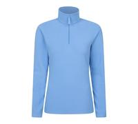 Mountain Warehouse 'Camber' WoMens Striped Fleece Top Half Zip Quick Dry Breathable Sweater Medium Blue - Size X-Small