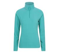 Mountain Warehouse 'Camber' WoMens Striped Fleece Top Half Zip Quick Dry Breathable Sweater Teal - Size X-Small