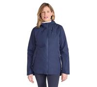 Mountain Warehouse Canyon Women's Waterproof Jacket - Breathable Coat with Adjustable Hood - Spring, Fall & Outdoors Navy Women's Size 18