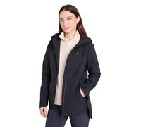 Mountain Warehouse Canyon Women's Waterproof Jacket - Breathable Coat with Adjustable Hood - Spring Summer, Fall & Outdoors Black Women's Size 16