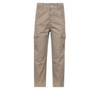 Mountain Warehouse Cargo Kids Trousers - Breathable & Comfortable Children Pants with Lots of Pockets, Boys & Girls - Spring Walking, Hiking, Outdoors & Trekking Beige Kids Size 11-12 Years