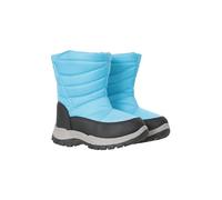 Mountain Warehouse Caribou Junior Kids Snow Boots - Snowproof, Fleece Lining, Warm, Insulated, High Traction Sole - Ideal For Bright Blue Kids Shoe Size 10