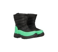 Mountain Warehouse Caribou Junior Kids Snow Boots - Snowproof, Fleece Lining, Warm, Insulated, High Traction Sole - Ideal For Bright Green Kids Shoe Size 8