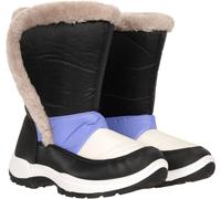 Mountain Warehouse Caribou Kids Fur Trim Snow Boots - Snowproof, Fleece Lined, High Traction Sole - Perfect for Kids' Feet in Cold Winter Days - Light Purple, Size 13 UK