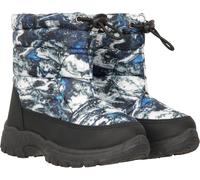 Mountain Warehouse Caribou Junior Kids Snow Boots - Snowproof, Fleece Lining, Warm, Insulated, High Traction Sole - Ideal For Monochrome Kids Shoe Size 6