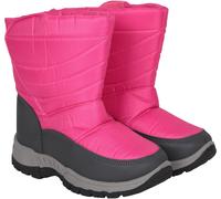 Mountain Warehouse Caribou Junior Kids Snow Boots - Snowproof, Fleece Lining, Warm, Insulated, High Traction Sole - Ideal For Bright Pink Kids Shoe Size 8