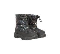 Mountain Warehouse Caribou Toddler Unisex Snow Boots - Snow Proof, Padded Insulation, Drawcord, Deep lugs - Best for Winter Skiing, Sports, Walking & Outdoors Iridescent Kids Shoe Size 7