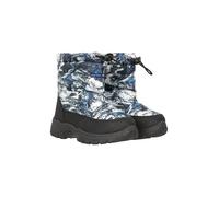 Mountain Warehouse Caribou Junior Kids Snow Boots - Snowproof, Fleece Lining, Warm, Insulated, High Traction Sole - Ideal For Monochrome Kids Shoe Size 10