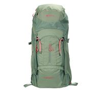 Mountain Warehouse Carrion 65L Rucksack - Padded Airmesh Back Daypack Bagback with Ladder Lock, Rain Cover & Lots Of Pockets - All Season Camping, Hiking & Outdoors Pale Green