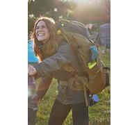 Mountain Warehouse Carrion 80L Rucksack - Soft Travel Backpack, Breathable Daypack Khaki