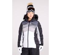 Mountain Warehouse Cascade Womens Padded Ski Jacket - Breathable & Water-resistant Coat with Hood, Comfortable -Winter Skiing, Sports & Outdoors White Women's Size 8