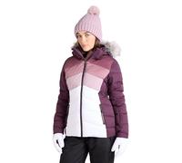 Mountain Warehouse Cascade Womens Padded Ski Jacket - Breathable & Water-resistant Coat with Hood, Comfortable -Winter Skiing, Sports & Outdoors Dusky Purple Women's Size 20