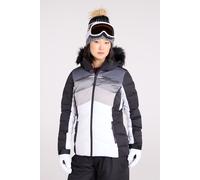Mountain Warehouse 'Cascade' Womens Padded Ski Jacket Water Resistant Breathable Coat White - Size 10 UK