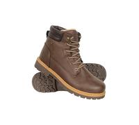 Mountain Warehouse Casual Womens Waterproof Boots - IsoDry Ladies Shoes, Breathable Footwear, EVA Cushioned, Padded Ankle, Lightweight - Camping, Hiking, Autumn Winter Dark Brown Adult Shoe Size 5