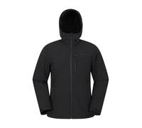 Mountain Warehouse Charleston Mens Fur Lined Softshell Jacket Black XL