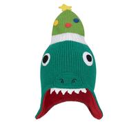 Mountain Warehouse Childrens Fleece Lined Christmas Winter Hat - Green - One Size - Green