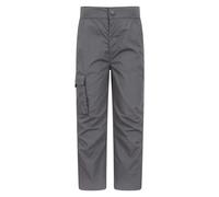 Mountain Warehouse Childrens/Kids Active Hiking Trousers - Dark Grey - 5-6 Years - Dark Grey - 65% Polyester/35% Cotton