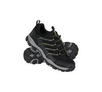 Mountain Warehouse Childrens/Kids Bolt Waterproof Trainers - Black - 2 UK - Black - 60% PU (Polyurethane)/10% Rubber/10% Phylon/10% EVA/10% Mesh