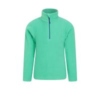 Mountain Warehouse Childrens/Kids Camber II Half Zip Fleece Jacket - Dark Green - Dark Green - 13 Years