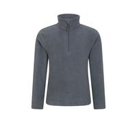 Mountain Warehouse Childrens/Kids Camber II Half Zip Fleece Jacket - Grey - 7-8 Years - Grey - 100% Polyester