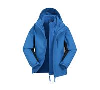Mountain Warehouse Childrens/Kids Cannonball 3 in 1 Waterproof Jacket - Cobalt - 13 Years - Cobalt
