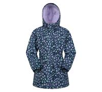 Mountain Warehouse Childrens/Kids Dale Leopard Print Lightweight Waterproof Jacket - Dusky Purple - Dusky Purple - 11-12 Years