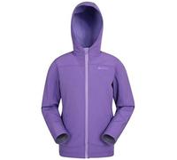 Mountain Warehouse Childrens/Kids Exodus Water Resistant Soft Shell Jacket - Purple - 3-4 Years - Purple - 95% Polyester/5% Elastane