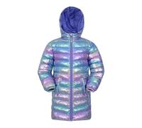 Mountain Warehouse Childrens/Kids Florence Longline Padded Jacket - Iridescent - Iridescent - 7-8 Years