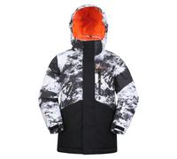 Mountain Warehouse Childrens/Kids Himalayan Abstract Ski Jacket - Dark Grey - 7-8 Years - Dark Grey - 100% Polyester