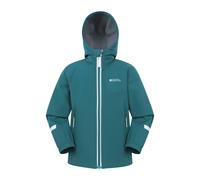 Mountain Warehouse Childrens/Kids Huxley Reflective Soft Shell Jacket - Blue - 13 Years - Blue - 93% Polyester/7% Elastane