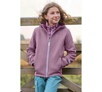 Mountain Warehouse Childrens/Kids Huxley Reflective Soft Shell Jacket - Dusky Purple - 3-4 Years - Dusky Purple - 93% Polyester/7% Elastane