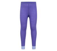 Mountain Warehouse Childrens/Kids II Merino Wool Base Layer Bottoms - Purple - 9-10 Years - Purple - 70% Merino Wool/30% Polyester
