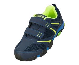 Mountain Warehouse Childrens/Kids Light Up Trainers - Navy/Lime Green - 9 UK Child - Navy/Lime Green - 50% Textile/50% Synthetic