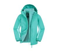 Mountain Warehouse Childrens/Kids Lightning 3 in 1 Waterproof Jacket - Light Teal - Light Teal - 5-6 years