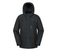 Mountain Warehouse Childrens/Kids Noah Waterproof Jacket - Black - 11-12 Years - Black - 100% Polyester