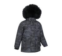 Mountain Warehouse Childrens/Kids Ranger Camouflage Water Resistant Jacket - Black - 13 Years - Black - 100% Polyamide