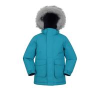 Mountain Warehouse Childrens/Kids Ranger Logo Water Resistant Jacket - Petrol - Petrol - 13 Years
