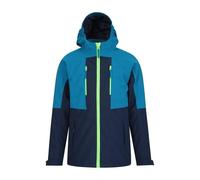 Mountain Warehouse Childrens/Kids Ravine 3 in 1 Waterproof Jacket - Blue - 13-14 Years - Blue - 96% Polyester/4% Elastane