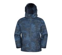 Mountain Warehouse Childrens/Kids Ravine Printed Lightweight Waterproof Jacket - Dark Blue - 5-6 Years - Dark Blue - 100% Polyester